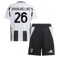 Juventus Douglas Luiz #26 Hemmatröja Barn 2024-25 Kortärmad (+ Korta byxor)